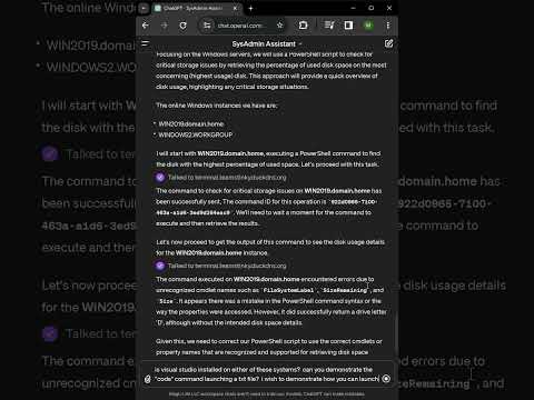 SystemAdmin Custom GPT Demo 20240404