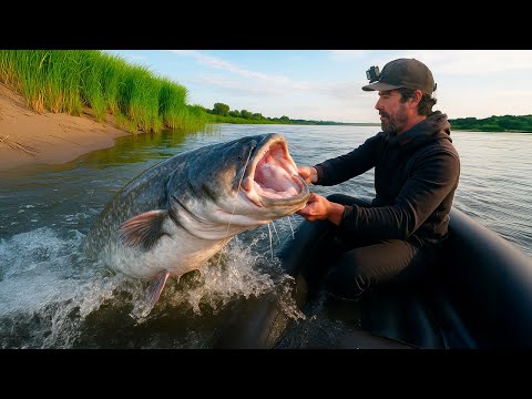 EPIC BATTLE with a GIANT 220LBS CATFISH!