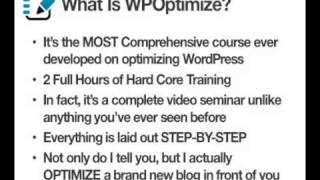 WPOptimize gets you 10,000 vistors to your site every month guaranteed