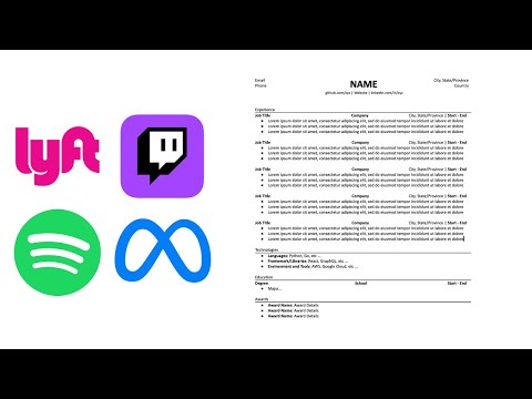 Software Engineer Resume that got me Offers @ Meta, Spotify, Twitch, and Lyft