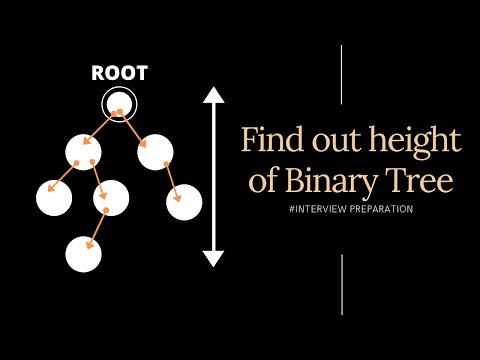 Height of A Binary Tree #DataStructures #InterviewPreparation