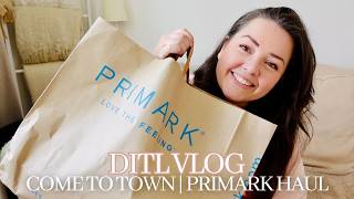 DAY IN THE LIFE | UK | TOWN CENTRE | PRIMARK HAUL & HOMEMAKING