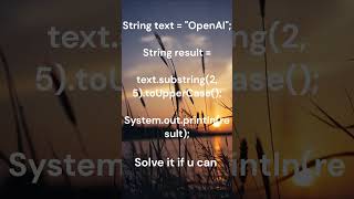 Can u solve the output? Strings and string functions | Java coding #codemastery  #codingpuzzle