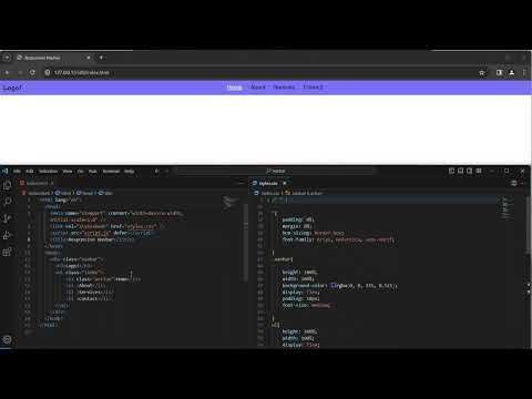 How to Create Navigation Bar using HTML and CSS || Create Navbar Using CSS @ASTechMaster  #css #html