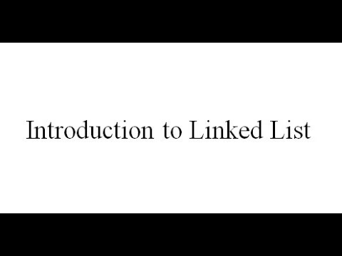 1. Introduction to Linked List | Data Structures