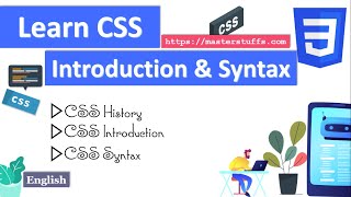 CSS Introduction in English | Learn CSS3 | MasterStuffs