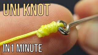 Masterclass Series: #3 How to Tie the Uni Knot - 1 minute tutorial