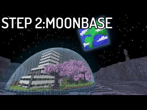 I Built a SPACE COLONY in Minecraft Create Mod!