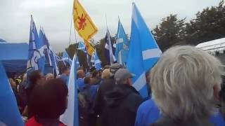 Tommy Shepard at Glasgow Green independence rally 18th sept 2016