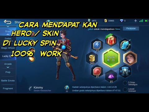 TRICK CARA MENDAPAT KAN SEKIN / HERO DI  LUCKY SPIN 100% WORK