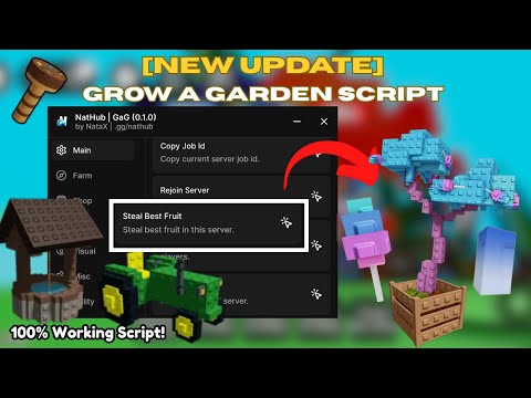 [UPDATED] Grow a Garden Script | Auto Farm + Dupe Fruits + Auto Buy Candy Blossom + Old Server Hop