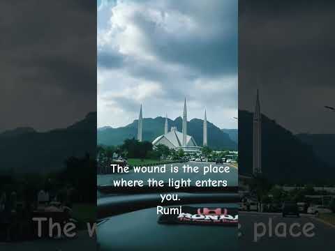 #youtubeshorts #ytshorts #trendingshorts #islamabad #faisalmosque #rumi #inspiration #peace#anee