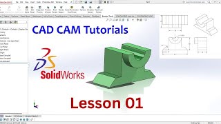 SolidWorks Education Lesson 01 ।। SolidWorks Tutorial ।।