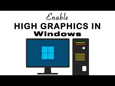 High Graphics Performance In Windows | How To Improve Graphics Performance On Windows