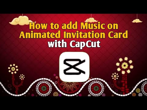 Yadda Zaka Dora Waka a Video Invitation Card || How to add music on video IV card