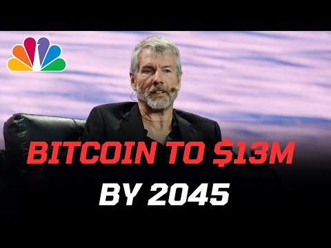 Michael Saylor's Bold Bitcoin Prediction: $13 Million by 2045