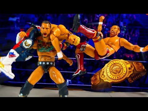 Cody Rhodes vs CM Punk vs Bryan Danielson | WWE Action Figure triple threat match!