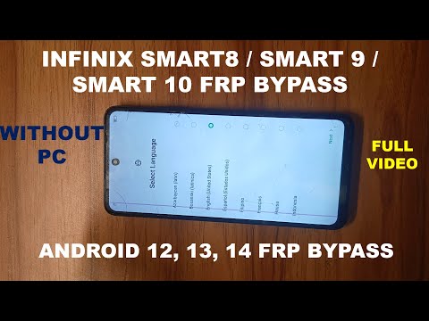 Infinix Smart 8 X6525 FRP Bypass. Smart 9 X6532 FRP Bypass. Smart 10 FRP Bypass without pc.