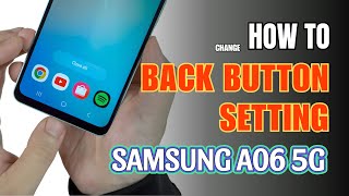 How to enable Back button setting on Samsung Galaxy A66 5G