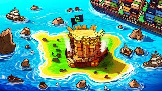 I CLAIMED an OP ISLAND as a SOLO - Rust (Movie)