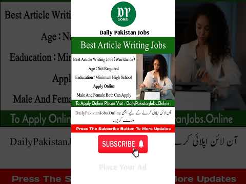 Article Writing Jobs 2025 – Earn Online With Freelance Content Writing