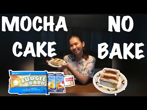HOW TO MAKE MOCHA CAKE | NO BAKE