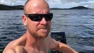 25hp Mercury outboard.