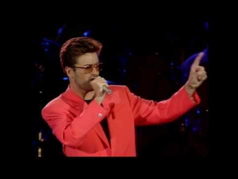 Queen + George Michael - Somebody To Love (different camera angle)