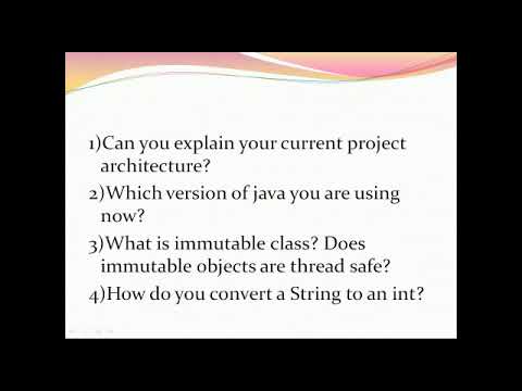 Telephonic Interview for Java Developer