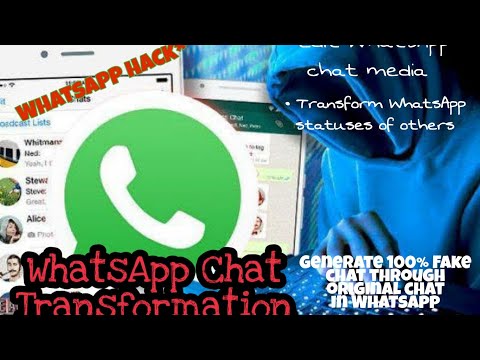 How to generate fake WhatsApp chat via original chat |chat  transformation | without extra app |