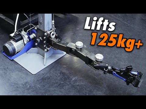 Electric Workshop Crane for E-Bikes, Tools and more