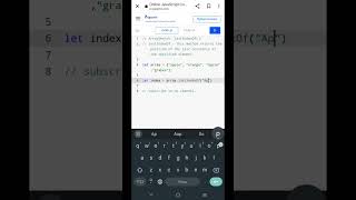 ArraySearch- lastIndexOf() #education#javascript#programs#coding#software#developer#shorts#interview