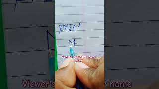 "EMILY" name logomark for viewer's demand 😊#logodesign #shortsonyoutube #logomark