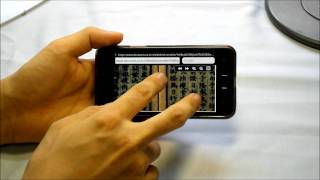 "DocZoom Viewer For HTML" demo on Galaxy S 2