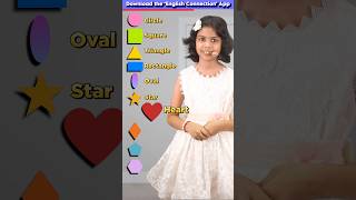 10 Types of Shapes in English 🔶 | Kids English Practice | Adi Keshari Connection #shorts