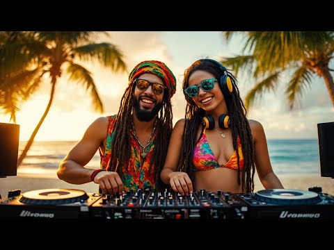 Reggae DJ Duo 2025 🌿 Man & Woman Mixing Roots & Vibes