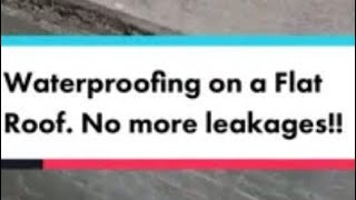 APP Waterproofing | Waterproofing on a flat Roof | Waterproofing Slab #waterproofingslab #waterproof