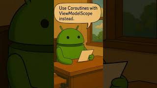AsyncTask ❌Coroutines + ViewModelScope ✅ #androiddev #tech #iosdev #mobiledevelopment