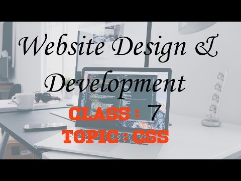 Website Design Class-7 Topic CSS