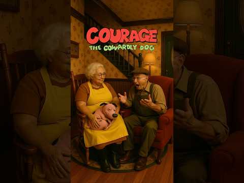 In real life cartoon - Courage the Cowardly dog #shorts #cocomelon #cartoon