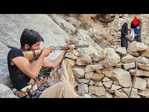 Shooting in the mountains, conflict with Afshin's mother's people, endless results