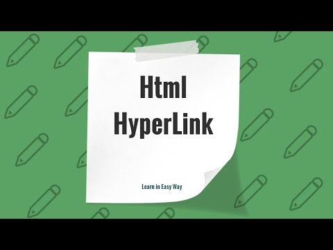 Html HyperLink - Learn in easy way (Web Development part 10)