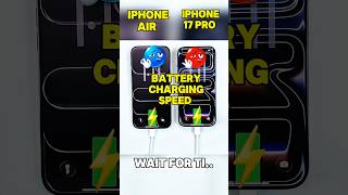 💫🎉 IPHONE AIR vs IPHONE 17 PRO 💥 BATTERY CHARGING SPEED TEST.......