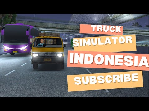 Truck Simulator Indonesia  Small Truck Wood Delivery