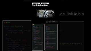 Card Animation Slider #slider #animation #card #html #webdeveloper #coding