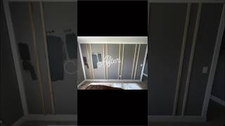 Bedroom accent wall part 2 #accentwall #bedroomrenovation #boardandbatten #diyprojects #diy