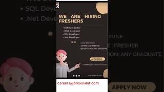 Urgent Hiring | manual tester | fresher and Experience