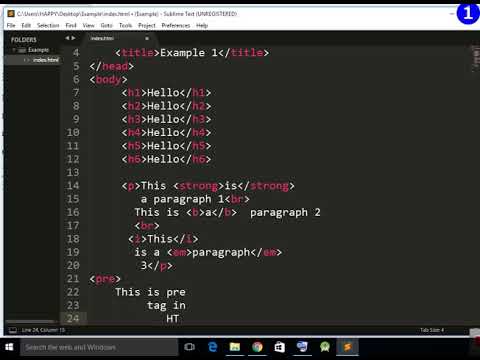 HTML In Hindi Urdu part 1 by mnRaza