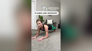 How to do Planks for Beginners // Easy beginner-friendly modification for planks!