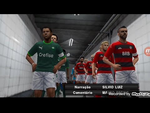 FLAMENGO X PALMEIRAS NO PES 2012 QUE EDITEI!